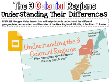 Preview of Understanding the 3 Colonial Regions