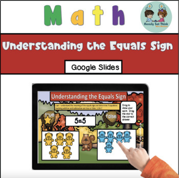Preview of Understanding the Equals Sign First Grade Math Equations - Google Slides
