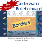 Underwater Bulletin Board Border