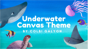 Preview of Underwater Canvas Theme