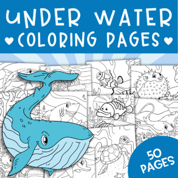 under water coloring pages