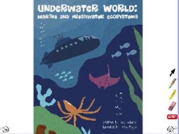 Preview of Underwater World: Marine and Freshwater Ecosystems - ActivInspire Flipchart