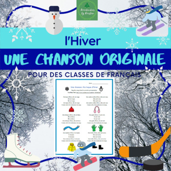 Preview of Une chanson: Ma tuque d'hiver (Original Song for Primary French Classes)