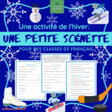 Une activité de l'hiver - Une petite scénette (A French wi