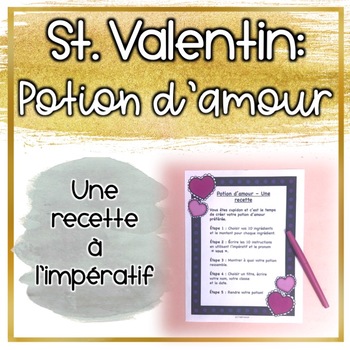 Freebie Une Potion D Amour Une Recette A L Imperatif By Fab French