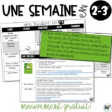 Une semaine en 2e-3e