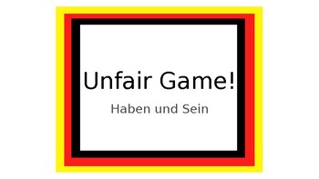Preview of Unfair Game! - Haben und Sein Version
