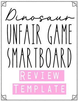 Preview of Unfair [Review] Game Template - Dinosaur Theme