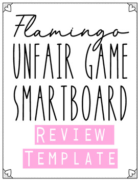 Preview of Unfair [Review] Game Template - Flamingo Theme