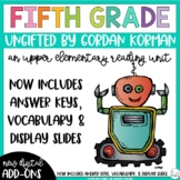 Ungifted Gordon Korman Novel Study Reading Unit 5th Grade