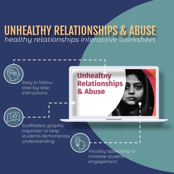 Preview of Unhealthy Relationships & Abuse: Healthy Relationships Interactive Notebook