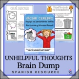 Unhelpful Thoughts Brain Dump -  Self-Esteem CBT Lesson SE