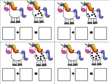 unicorn addition task cards sums 1 20 by mrs garcia reads tpt