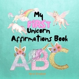 Unicorn Alphabet Positive Affirmation Book