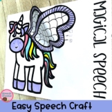 Unicorn Speech Therapy An Easy Craft: Articulation Languag