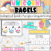 Unicorn Bagel Easy Cooking Recipe for Kids or Special Education!