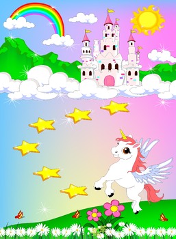 Preview of Unicorn Behavior Rewards Chart for Kids