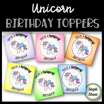 Birthday Balloon Straw Toppers | Birthday gift for students | Editable -  Miss Jacobs Little Learners