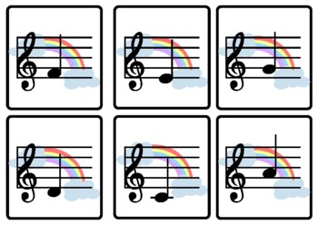 Preview of Unicorn C Major Position Flashcards
