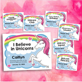 Unicorn Certificates - Editable