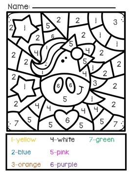 unicorn numbers worksheets teaching resources tpt
