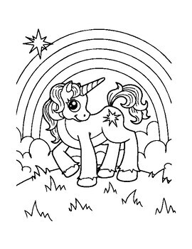 Set of 2X! Unicorn Coloring Book for Kids Ages 4-8 Libro Colorear