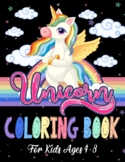 Unicorn Coloring Book For Kids Ages 4-8: Rainbow With Magi