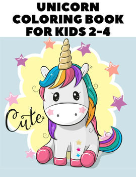 Unicorn Coloring Book for Kids - Unicorn Coloring Pages for Kindergarten