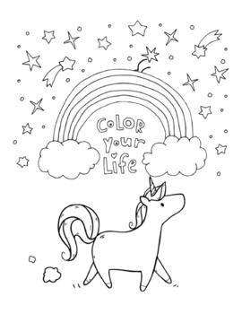 Beautiful Unicorn Coloring Book for Kids : Unicorn Coloring Pages