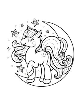 Unicorn Coloring Books for Kids, Set of 12, 5 x 7 Small Color