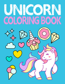 unicorn coloring pages printable coloring book for kids