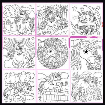 Free Unicorn Coloring Pages  Printable Unicorn Coloring Sheets