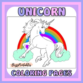 unicorn pooping rainbows coloring pages