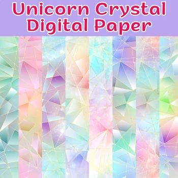 Preview of Unicorn Crystal Digital Paper
