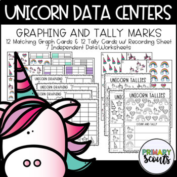 Preview of Unicorn Graphing and Data Center: Kindergarten