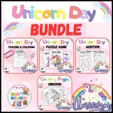 Unicorn Day BUNDLE Activities / Printable Worksheets