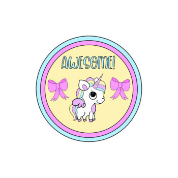 Kawaii unicorn sticker  Buy kawaii unicorn sticker online