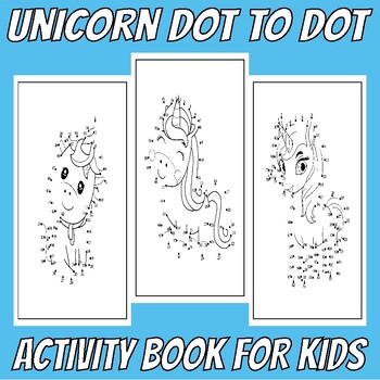 Preview of Unicorn Dot Marker Activity Pages