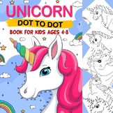 Unicorn Dot To Dot-Connect the dots: Unicorn printable act