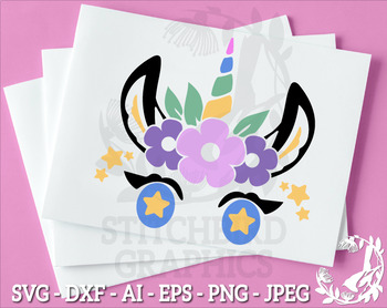 Download Unicorn Eyelashes 8 Svg Instant Download Unicorn Face Silhouette Svg Files F