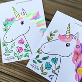 Unicorn Hair Doodle Activity Printable | Early Finishers