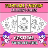 Unicorn Halloween Coloring Pages - Unicorn Halloween Costu