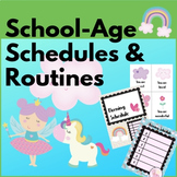 Unicorn & Hearts Schedule Pack for PreK, K, and more! | Ro