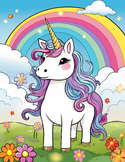 Unicorn Magic: 50 Enchanting Coloring Pages