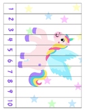 Unicorn, Princess and Dragon Number Ordering Puzzles 1-10