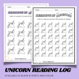 Unicorn Reading Log