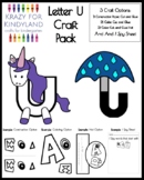 Unicorn, Umbrella: Letter U Alphabet Craft, Hat - Beginnin