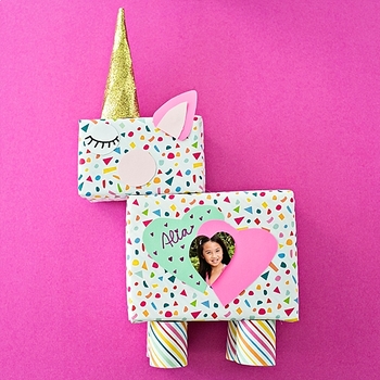 Unicorn Valentine Card Box by Hello Wonderful | Teachers Pay Teachers