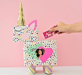 Unicorn Valentine Card Box by Hello Wonderful | TPT