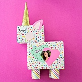 Unicorn Valentine Card Box